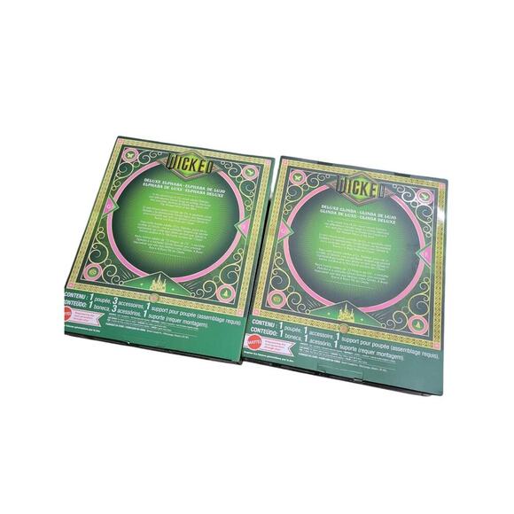 Wicked DELUXE GLINDA AND DELUXE ELPHABA Doll Wicked‎ com URL MISPRINT ERROR NEW - Picture 8 of 8